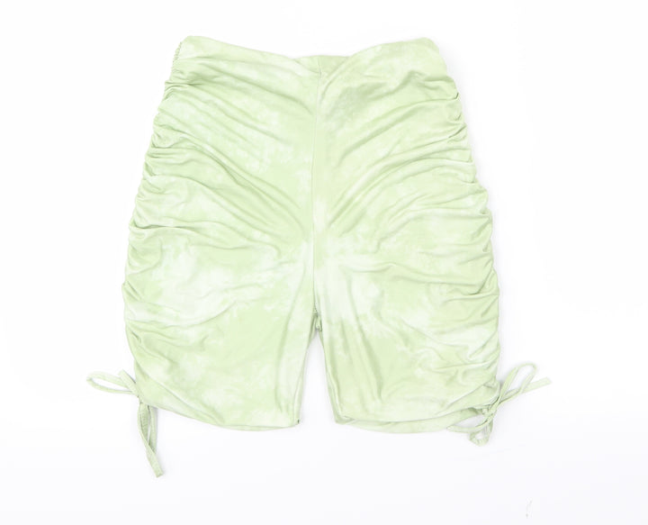 PRETTYLITTLETHING Womens Green   Sweat Shorts Size 6