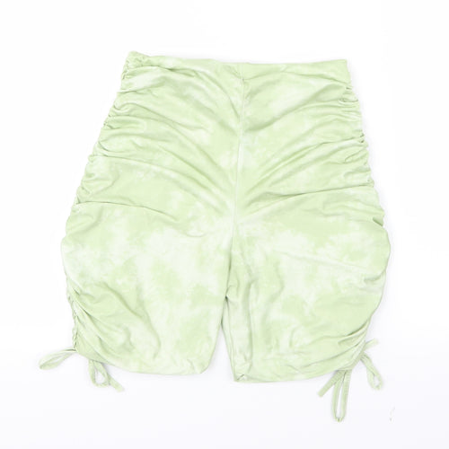 PRETTYLITTLETHING Womens Green   Sweat Shorts Size 6
