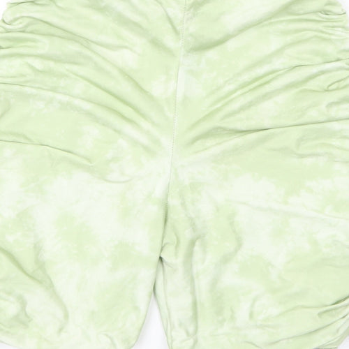 PRETTYLITTLETHING Womens Green   Sweat Shorts Size 6