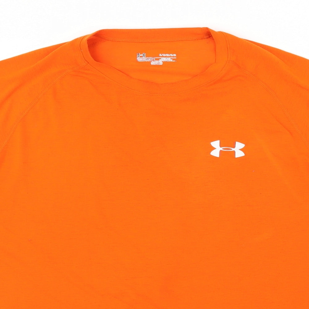Under armour Mens Orange    T-Shirt Size XL