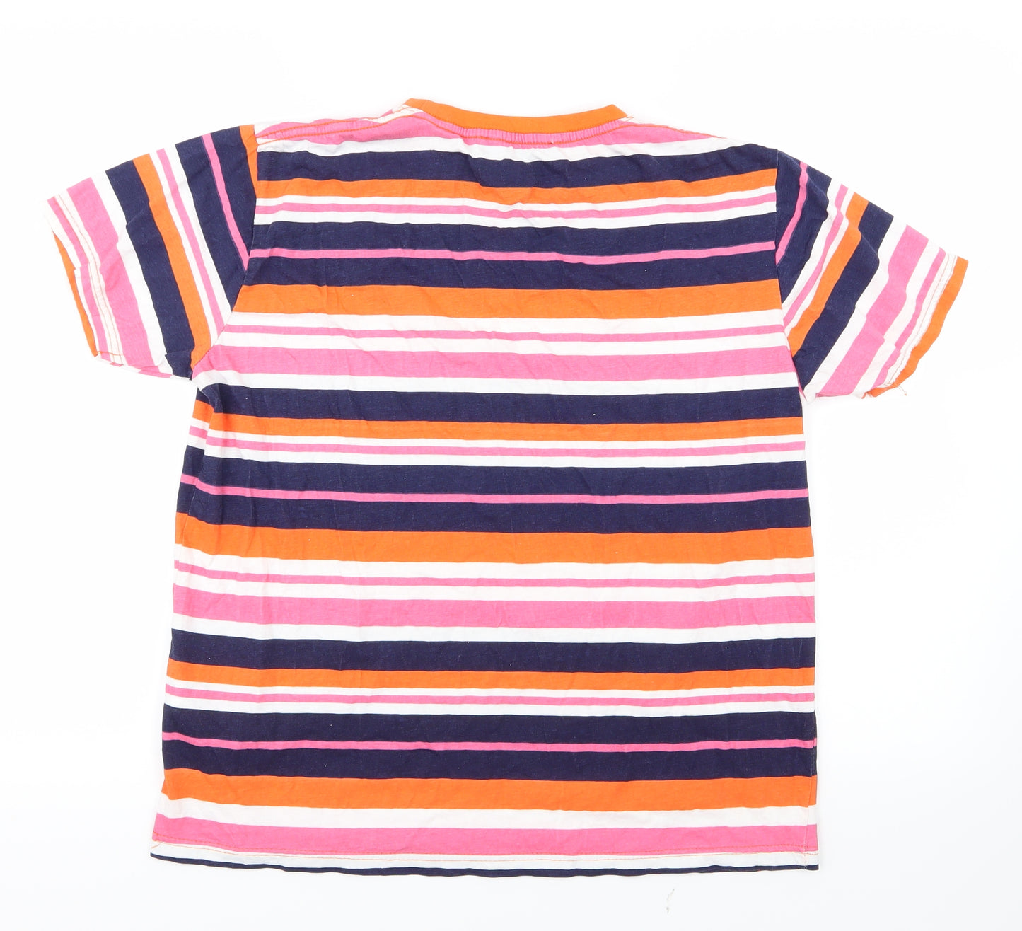 FOREVER 21 Mens Blue Striped   T-Shirt Size M