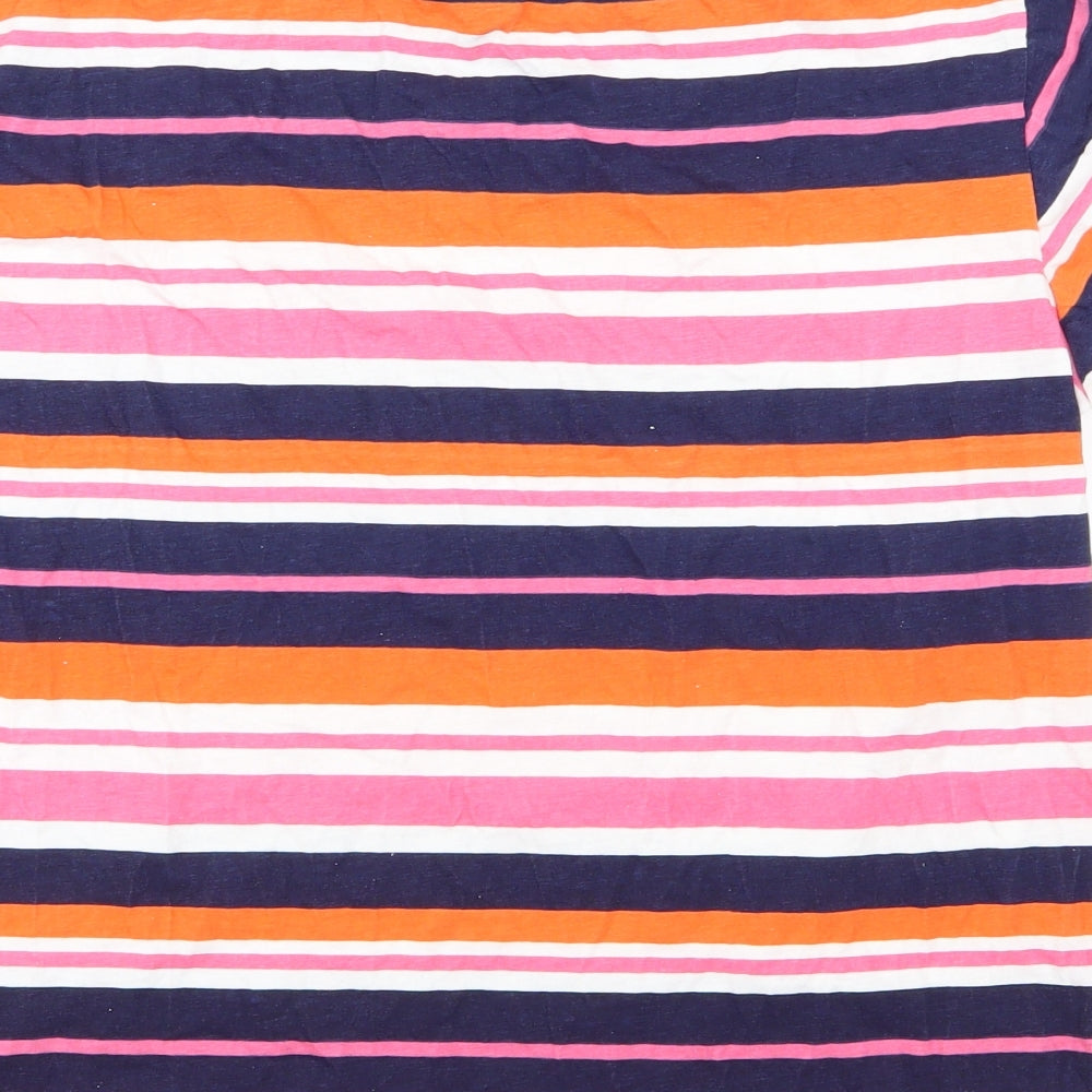 FOREVER 21 Mens Blue Striped   T-Shirt Size M