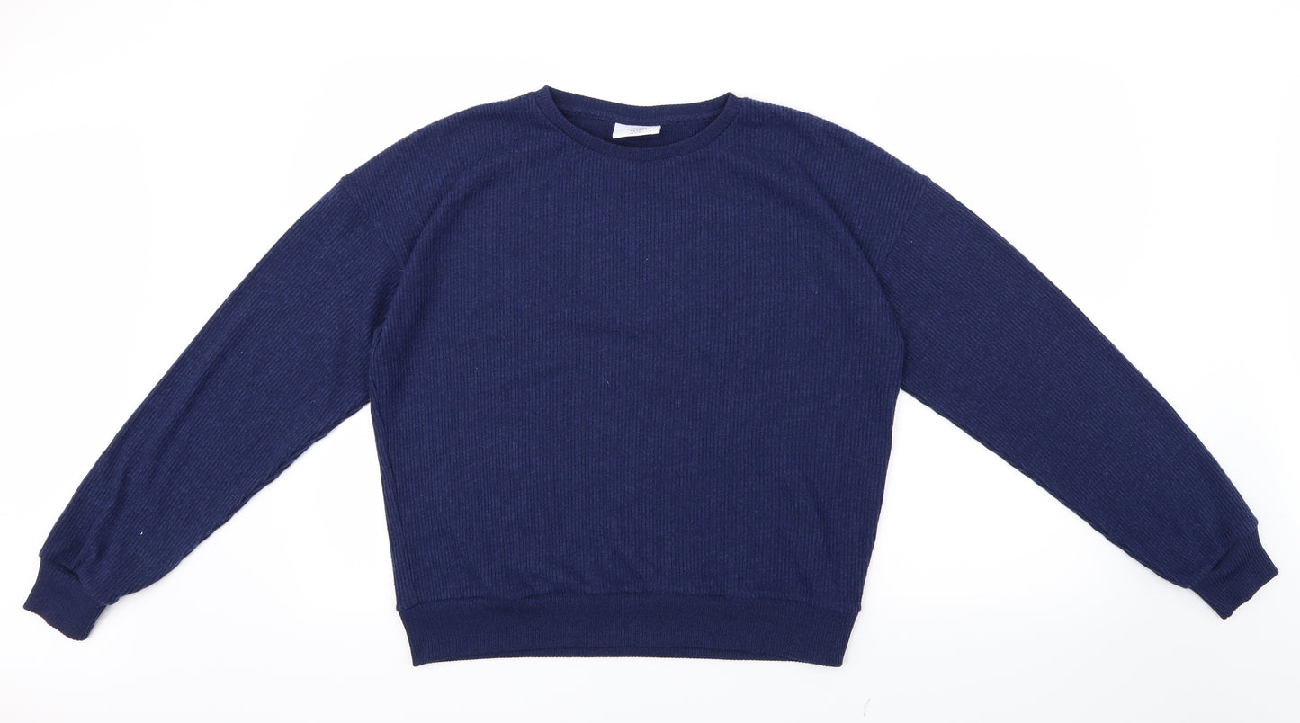 Chelsea Peers Mens Blue  Knit Pullover Jumper Size S