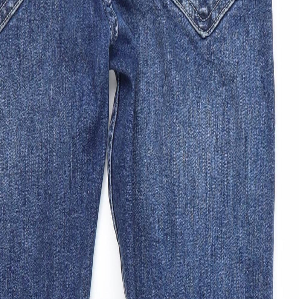 Denim Co. Mens Blue  Denim Straight Jeans Size 28 in L28 in