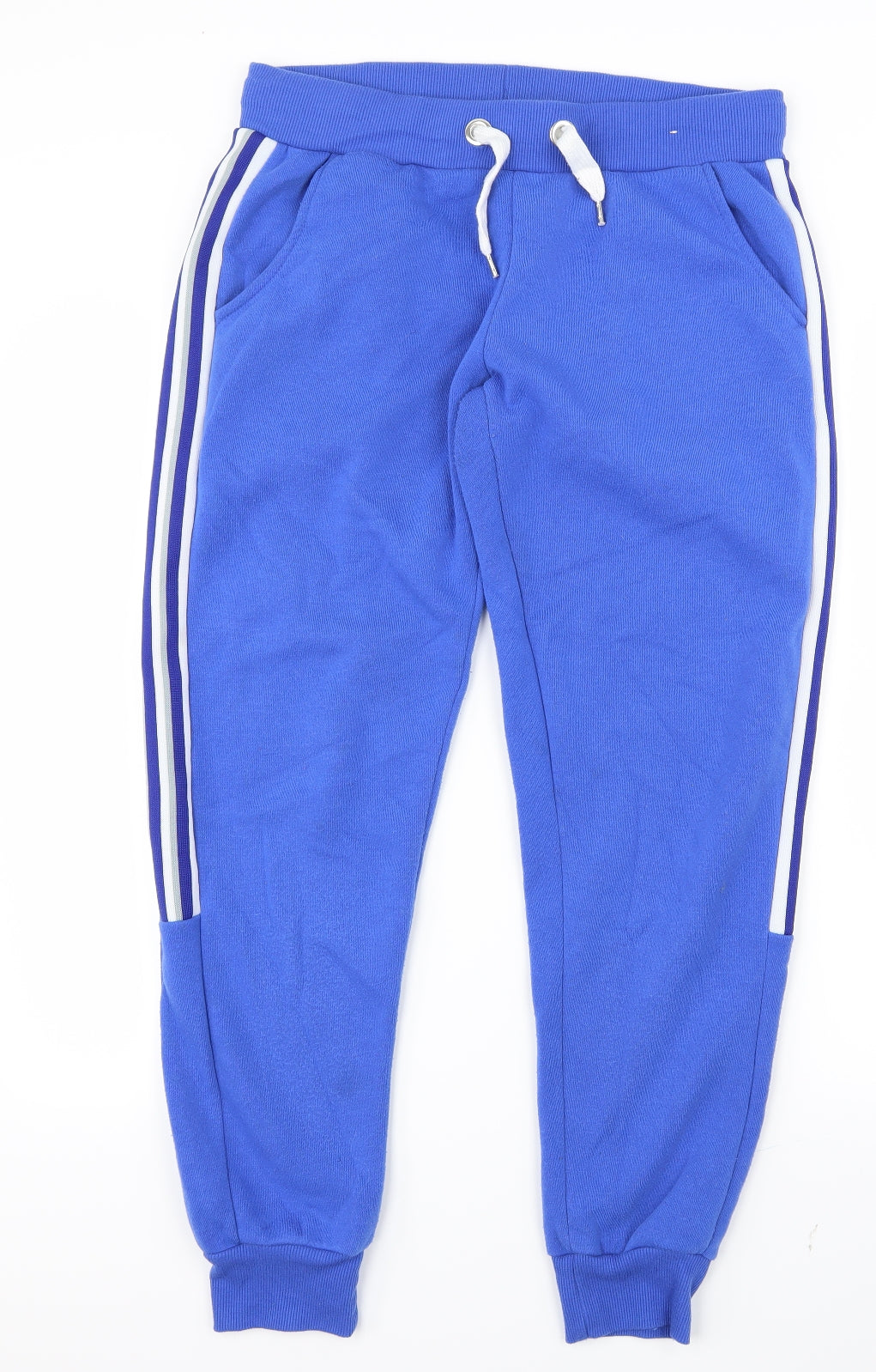Primark Womens Blue   Jogger Trousers Size 10 L28 in