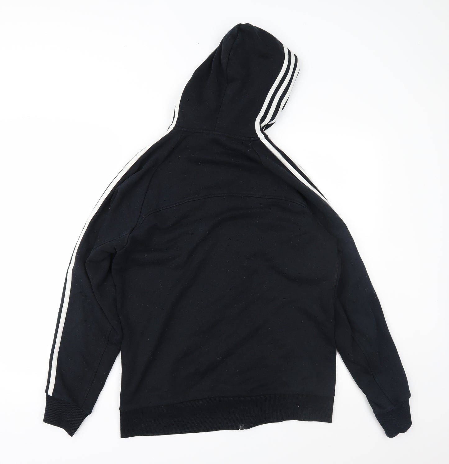adidas Mens Black   Full Zip Hoodie Size M