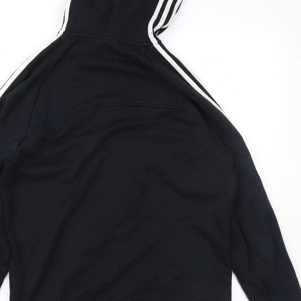 adidas Mens Black   Full Zip Hoodie Size M