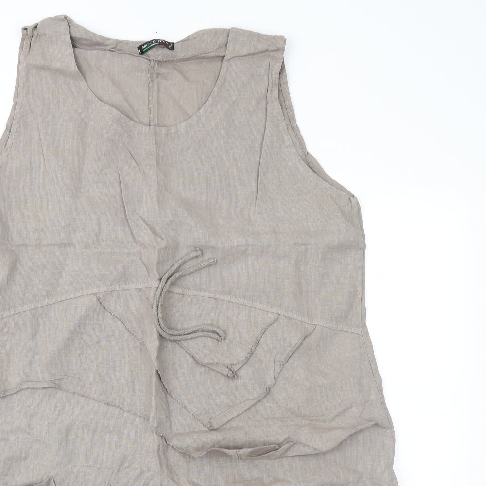 Made in Italy Womens Brown   A-Line  Size 2XL