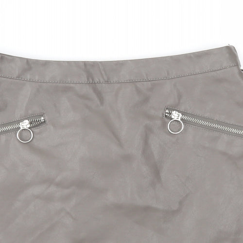 Primark Womens Brown   A-Line Skirt Size 8