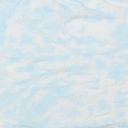 New Look Girls Blue Camouflage Jersey Basic T-Shirt Size 14-15 Years