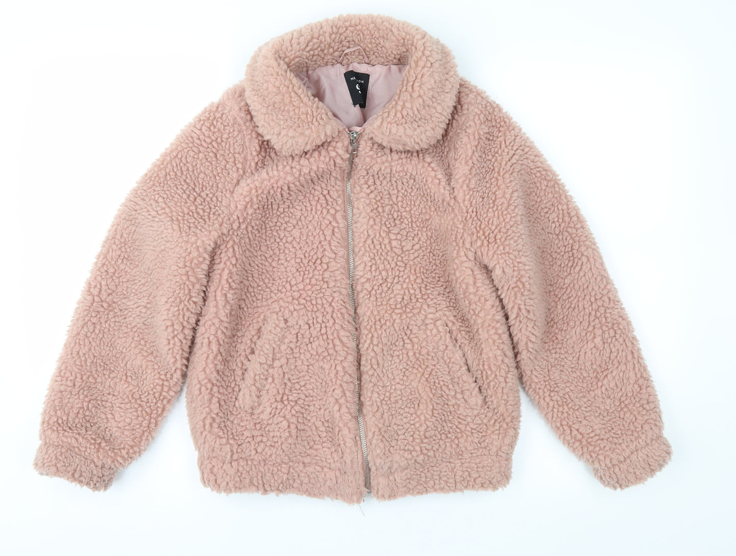 New Look Girls Pink  Fleece Jacket  Size 9 Years