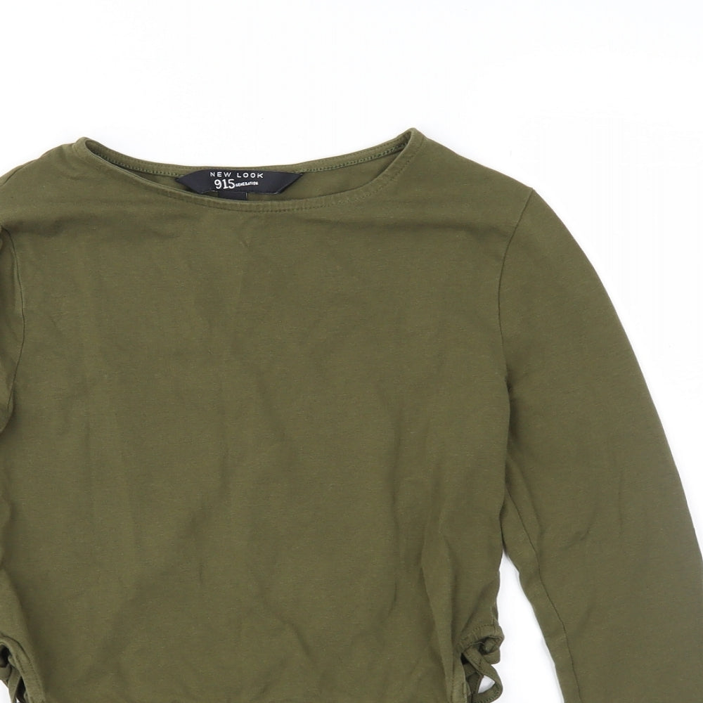 New Look Girls Green   Basic T-Shirt Size 14-15 Years