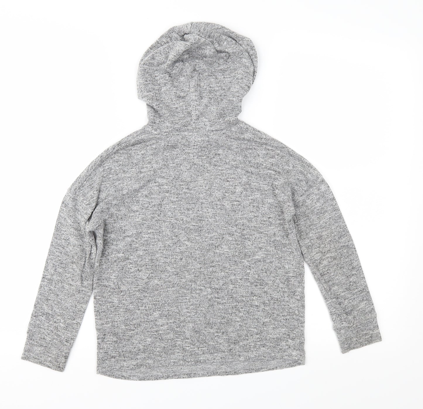 Matalan Girls Grey   Pullover Hoodie Size 8 Years