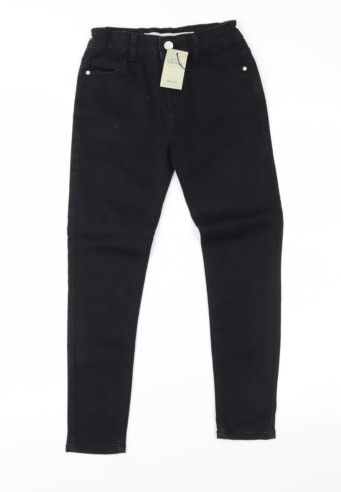 Denim & Co. Girls Beige  Denim Skinny Jeans Size 8-9 Years