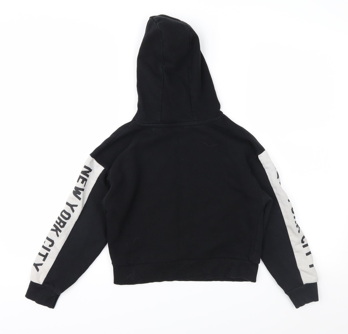 Primark Girls Black   Pullover Hoodie Size 8-9 Years