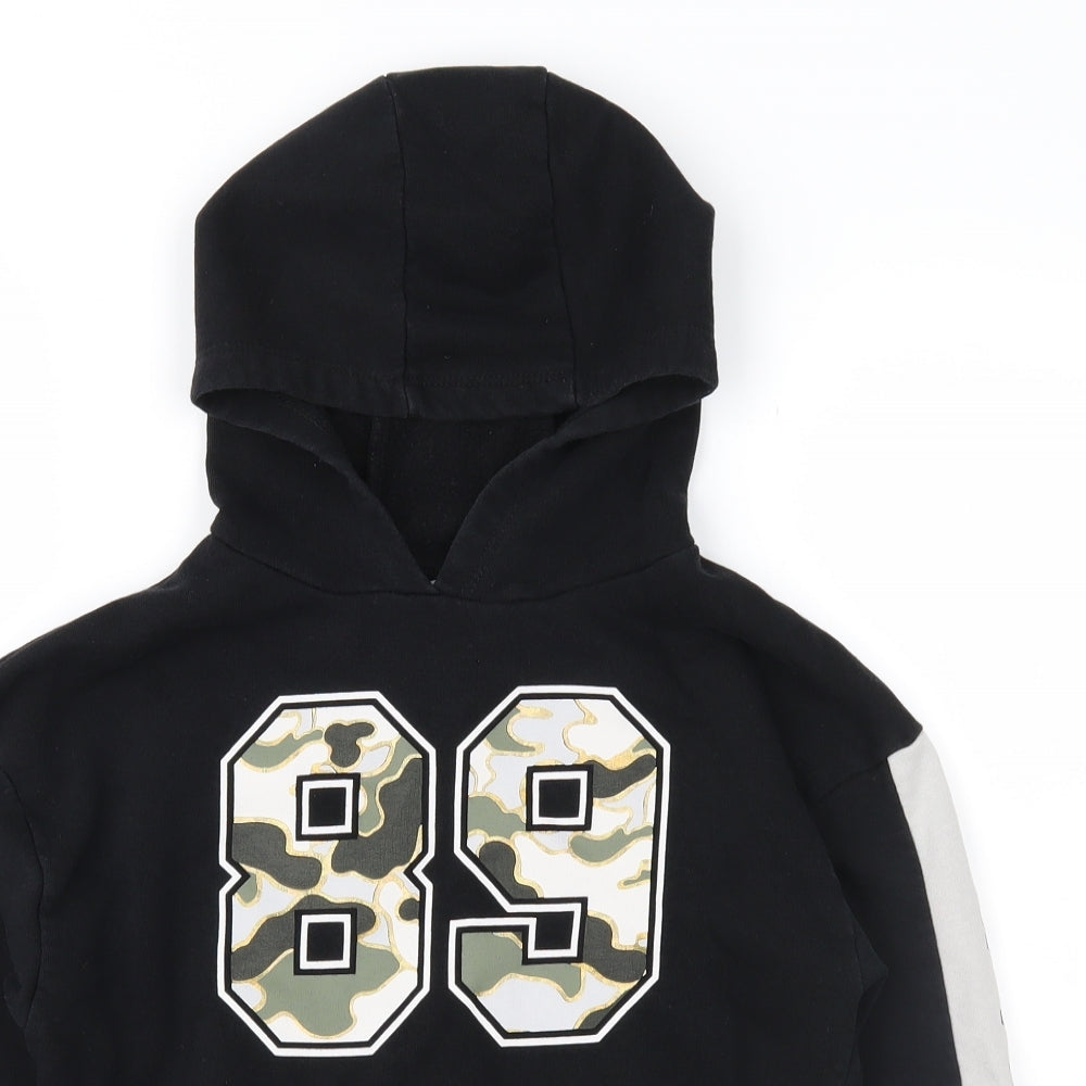 Primark Girls Black   Pullover Hoodie Size 8-9 Years