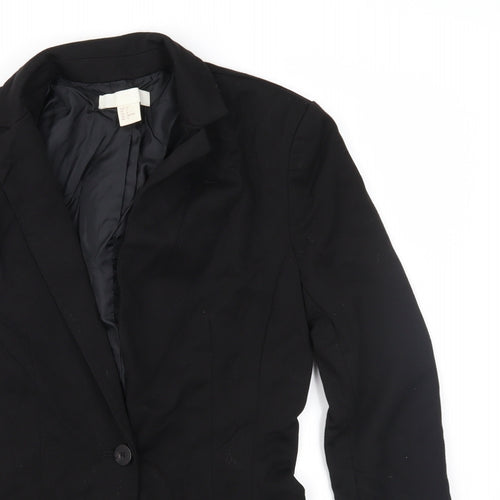 H&M Womens Black   Jacket Suit Jacket Size 4