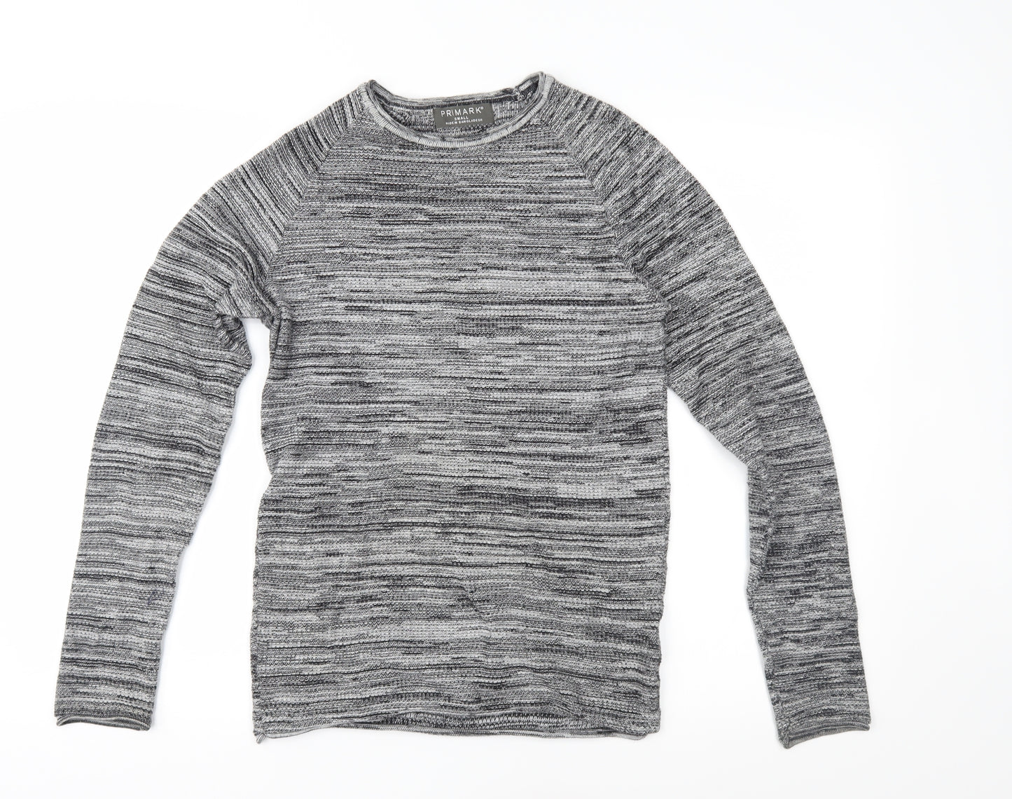 rimark Mens Grey  Knit Pullover Jumper Size S