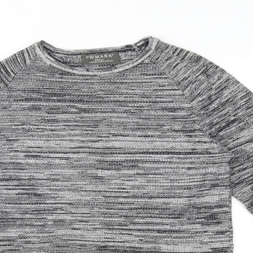rimark Mens Grey  Knit Pullover Jumper Size S