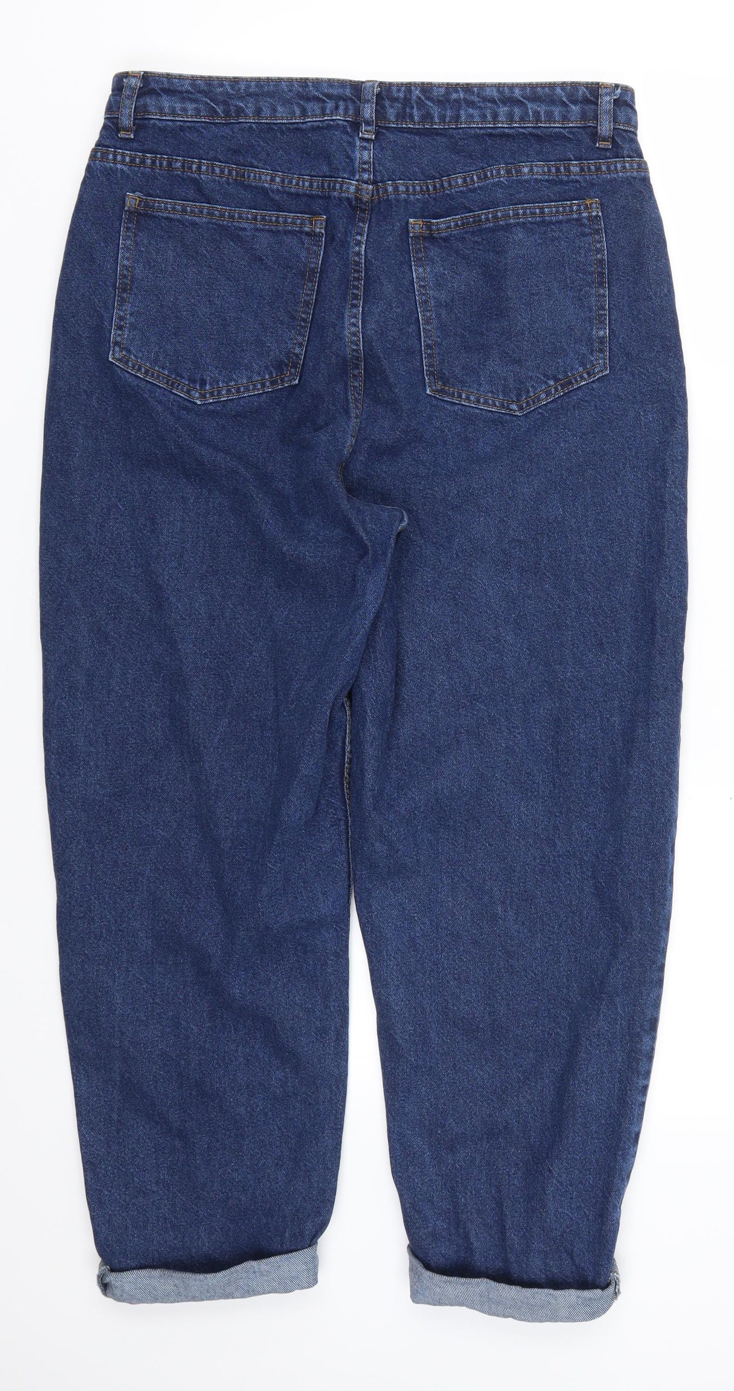 ASOS Womens Blue  Denim Mom Jeans Size 32 in L24 in