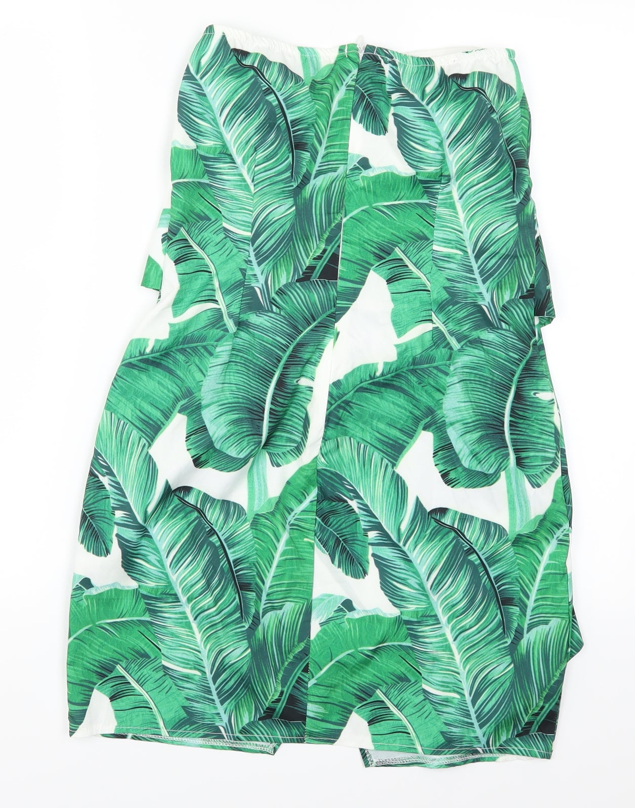 Parisian Womens Grey Floral  Mini  Size 8  - Leaves Print