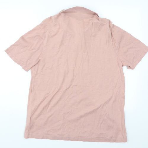 H&M Mens Pink    Polo Size XL
