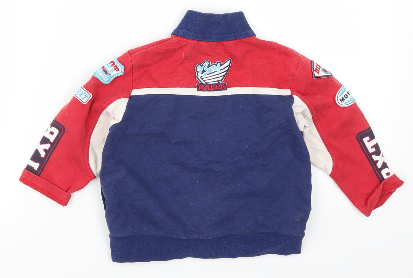 F.lli Campagnolo Boys Red   Full Zip Sweatshirt Size 2 Years  - Street Riders Blue