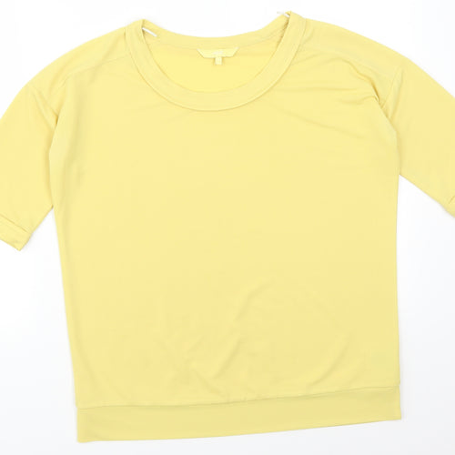NEXT Womens Yellow   Basic T-Shirt Size 8