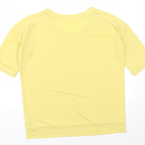 NEXT Womens Yellow   Basic T-Shirt Size 8