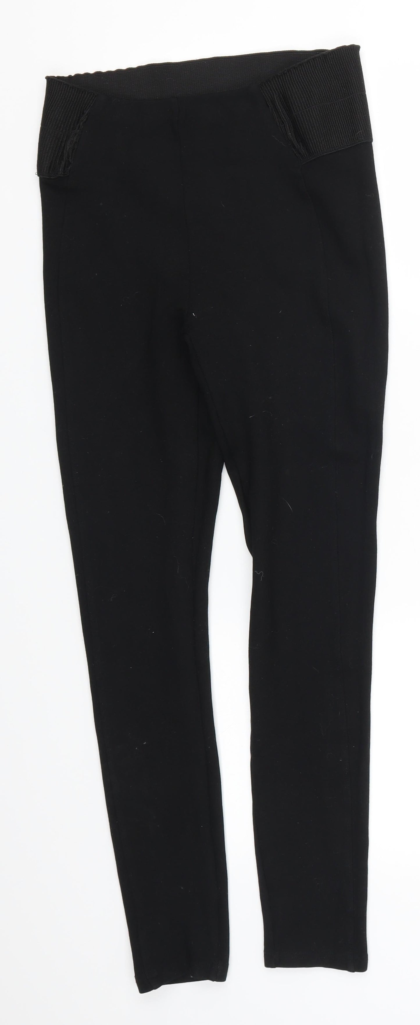Topshop Womens Black   Carrot Leggings Size 10 L26 in