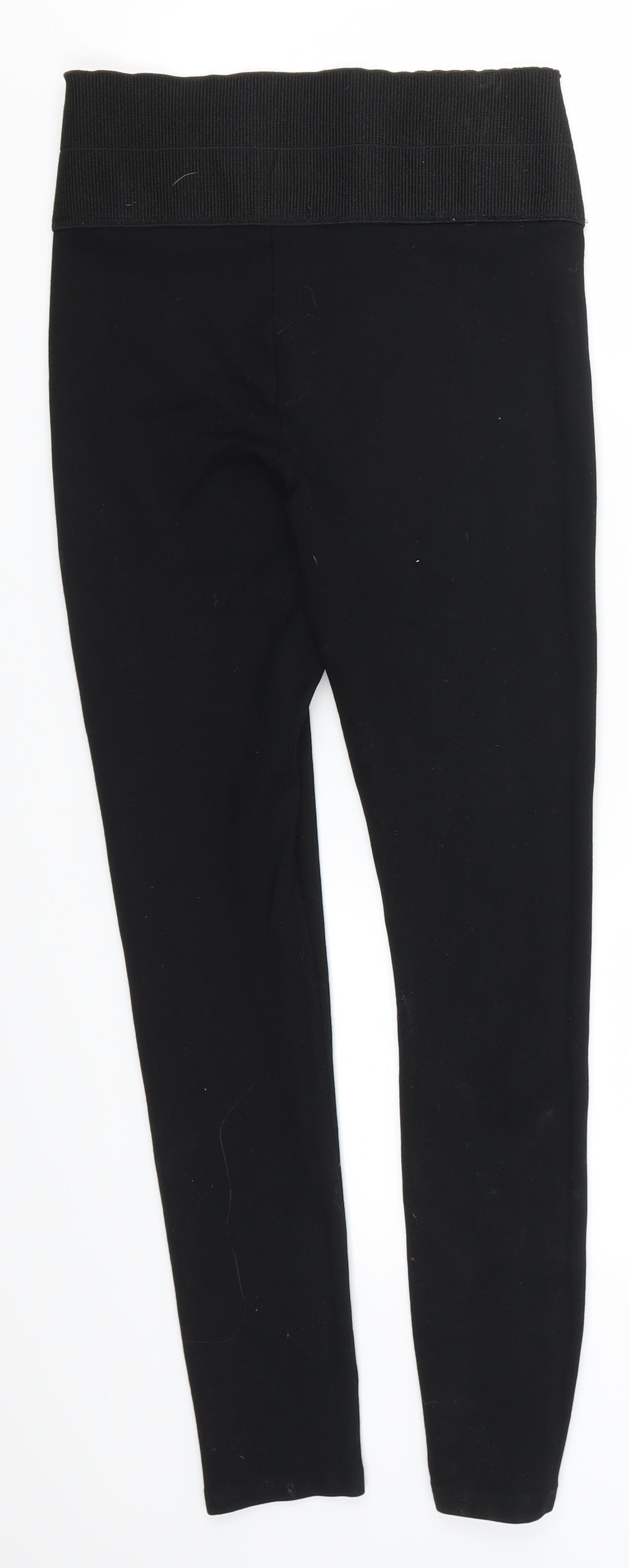Topshop Womens Black   Carrot Leggings Size 10 L26 in