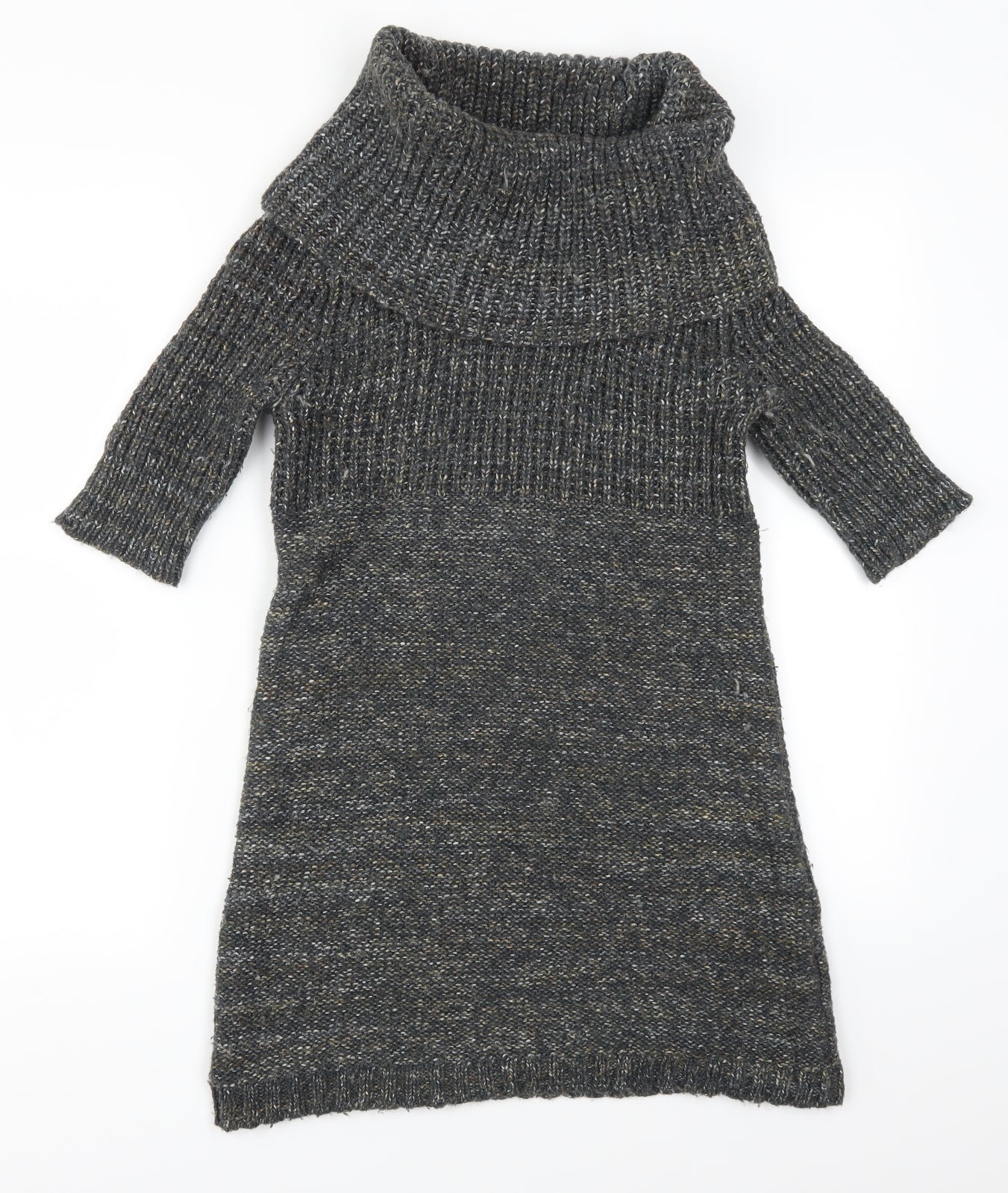 Brave Soul Womens Grey   Jumper Dress  Size 12