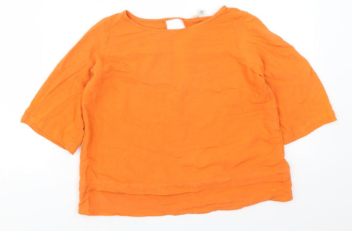 River Island Womens Orange   Basic T-Shirt Size 10