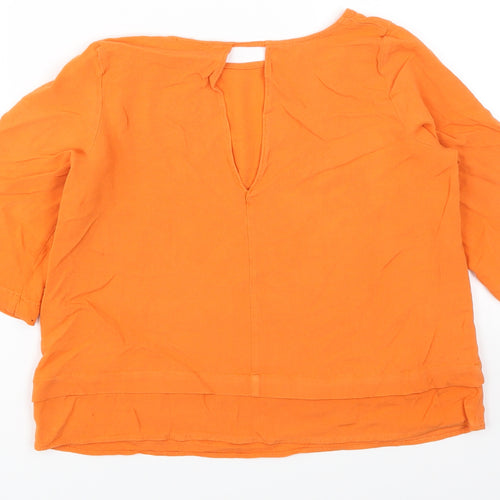 River Island Womens Orange   Basic T-Shirt Size 10
