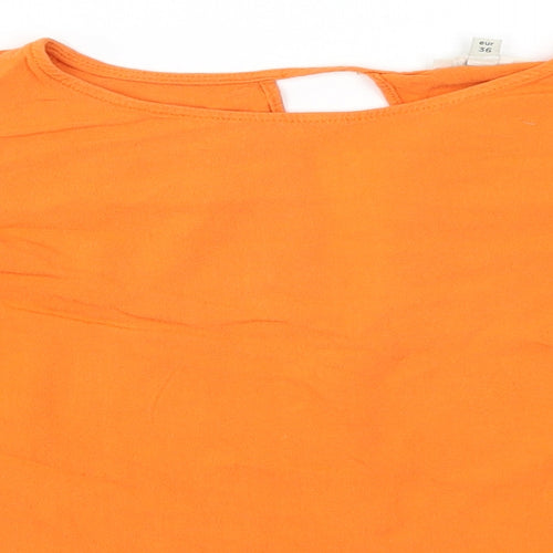 River Island Womens Orange   Basic T-Shirt Size 10