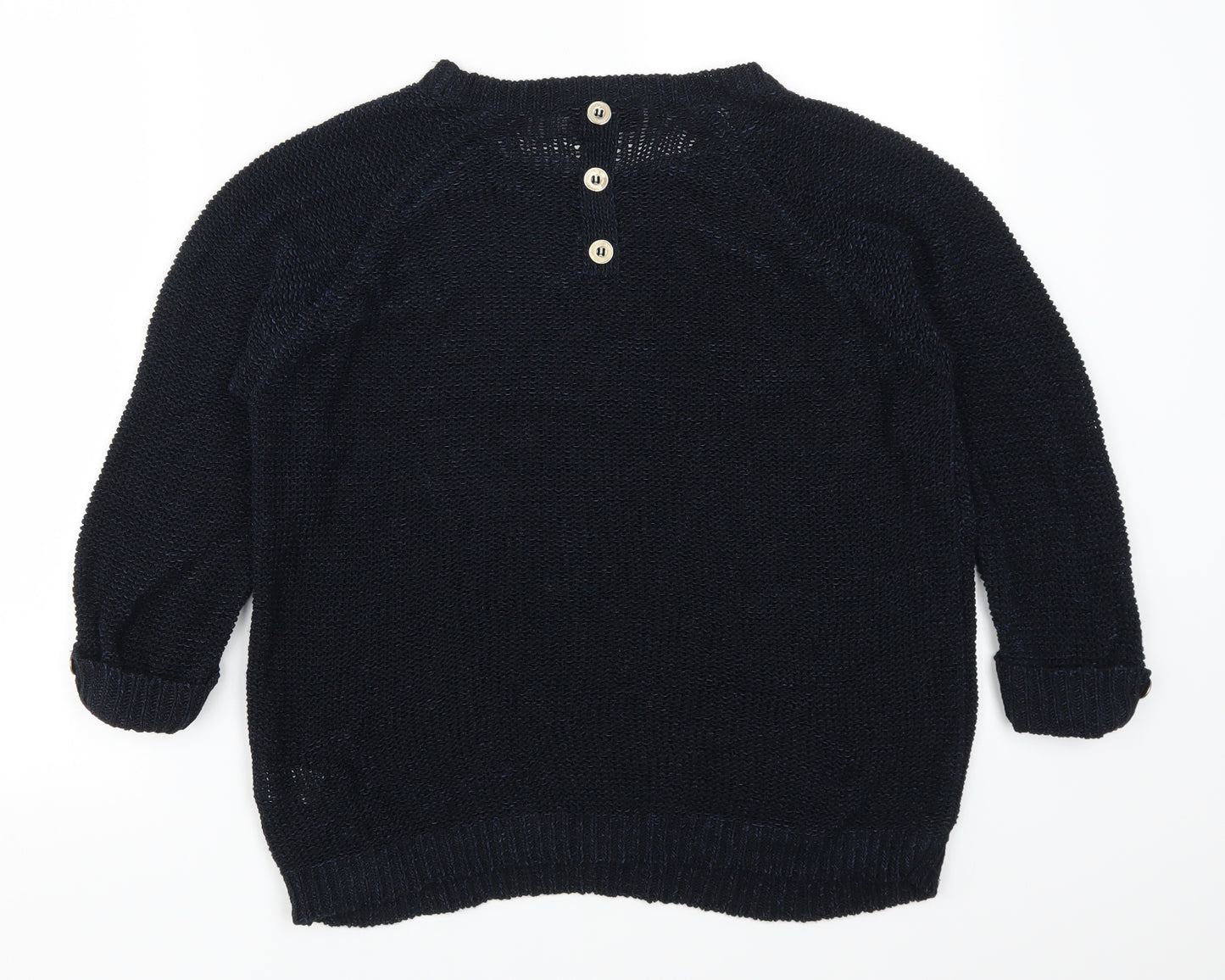 Wallis Womens Blue   Pullover Jumper Size M