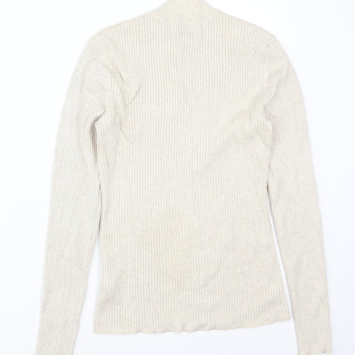 H&M Womens Beige   Pullover Jumper Size M