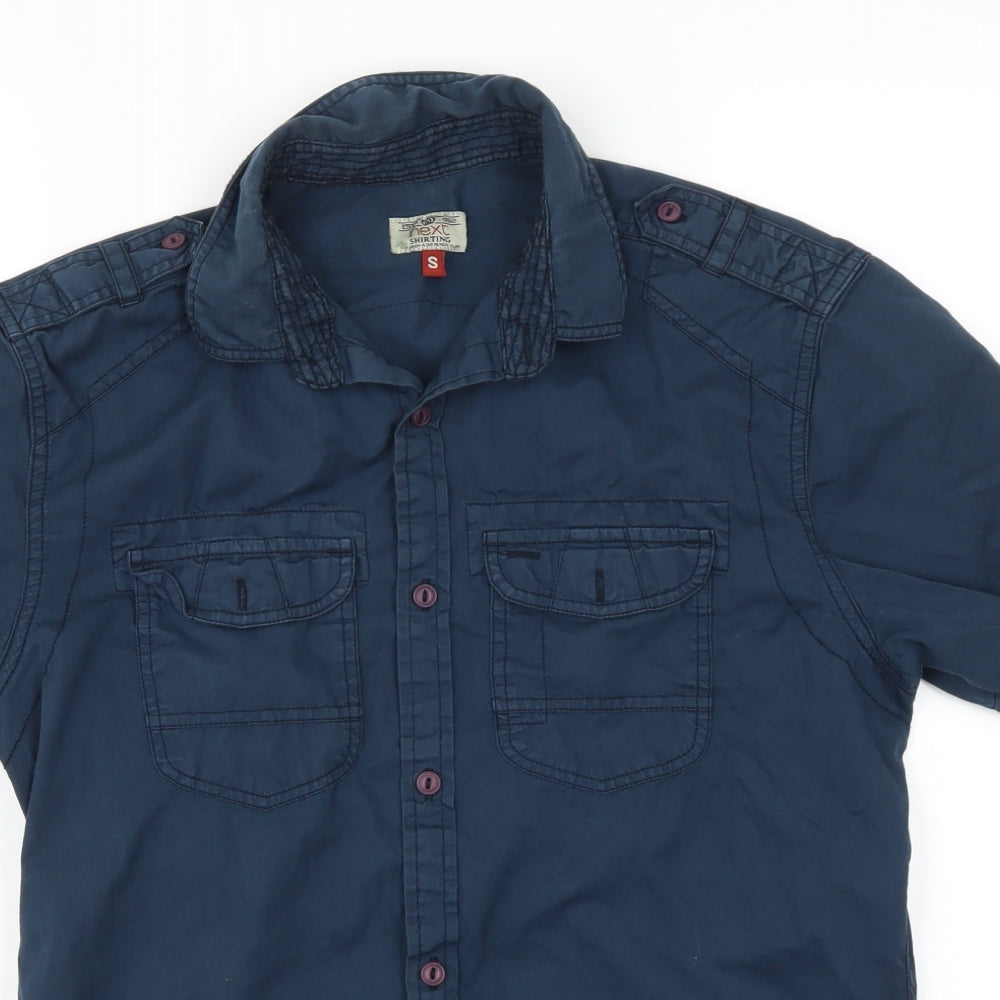 NEXT Mens Blue    Button-Up Size S