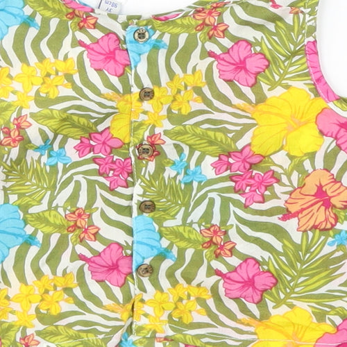 UBS 2 Girls Multicoloured Floral  Basic Tank Size 3 Years