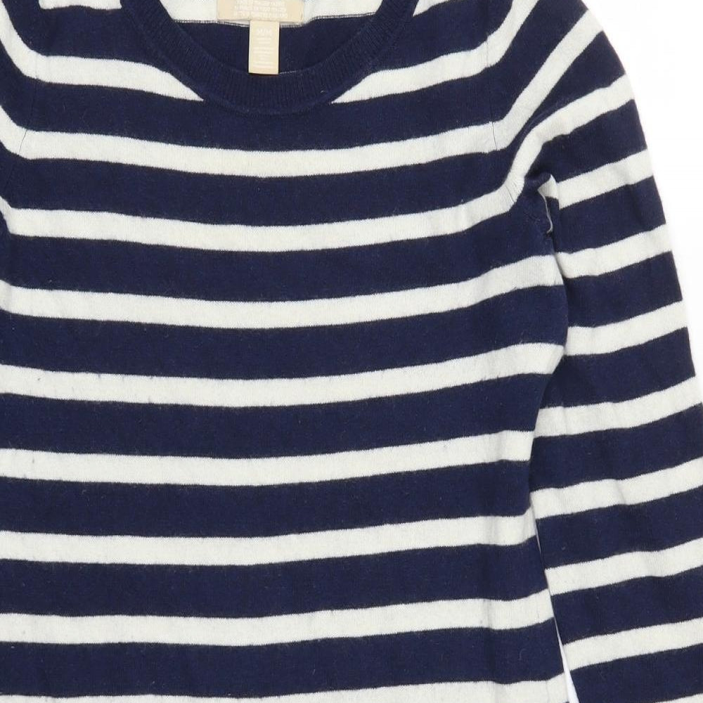 Banana Republic Womens Blue Striped  Jumper Dress  Size M