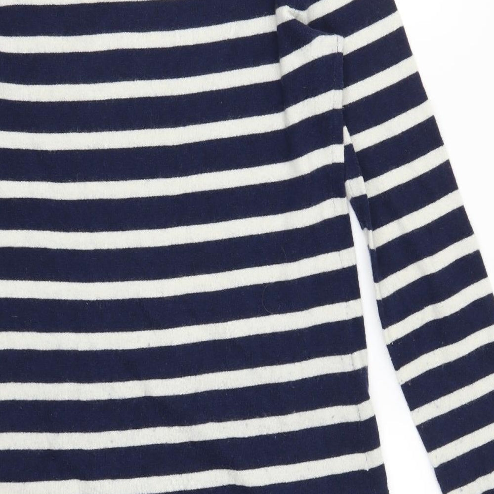 Banana Republic Womens Blue Striped  Jumper Dress  Size M
