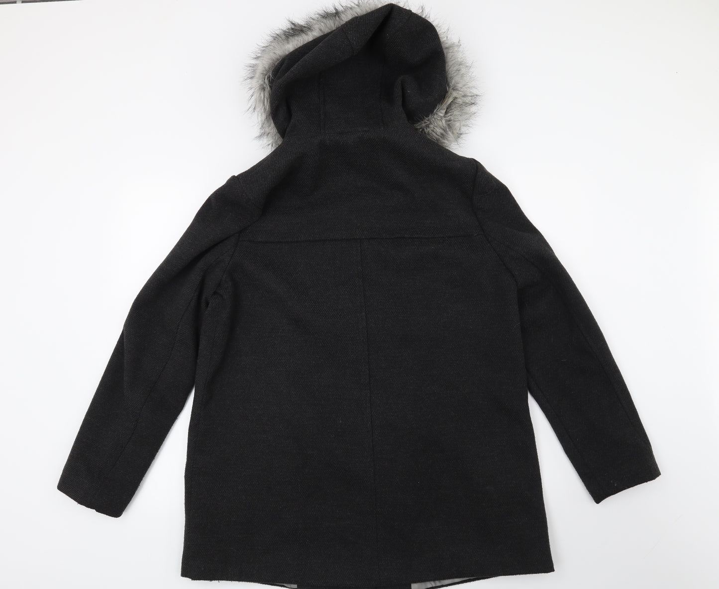 Primark Womens Grey   Overcoat Coat Size 14