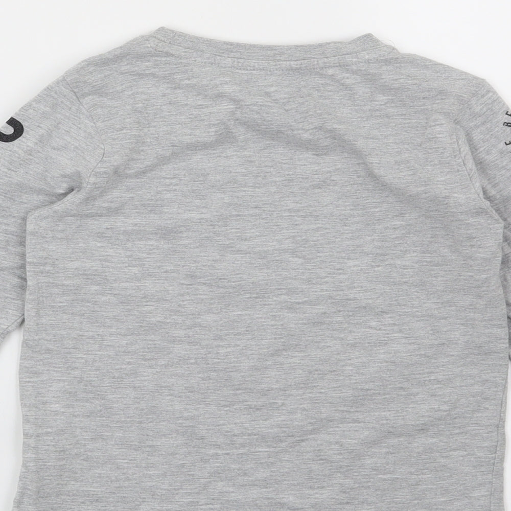 Blue Zoo Boys Grey   Basic T-Shirt Size 4-5 Years  - Game on-Next Level Complete