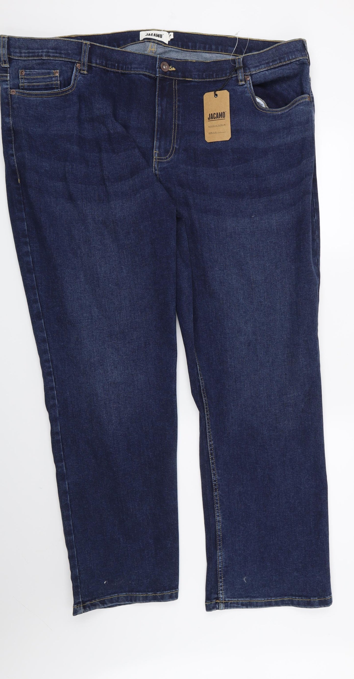 Jacamo Mens Blue   Straight Jeans Size 48 in L31 in
