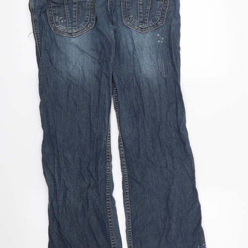NEXT Womens Blue   Boyfriend Jeans Size 12 L30 in