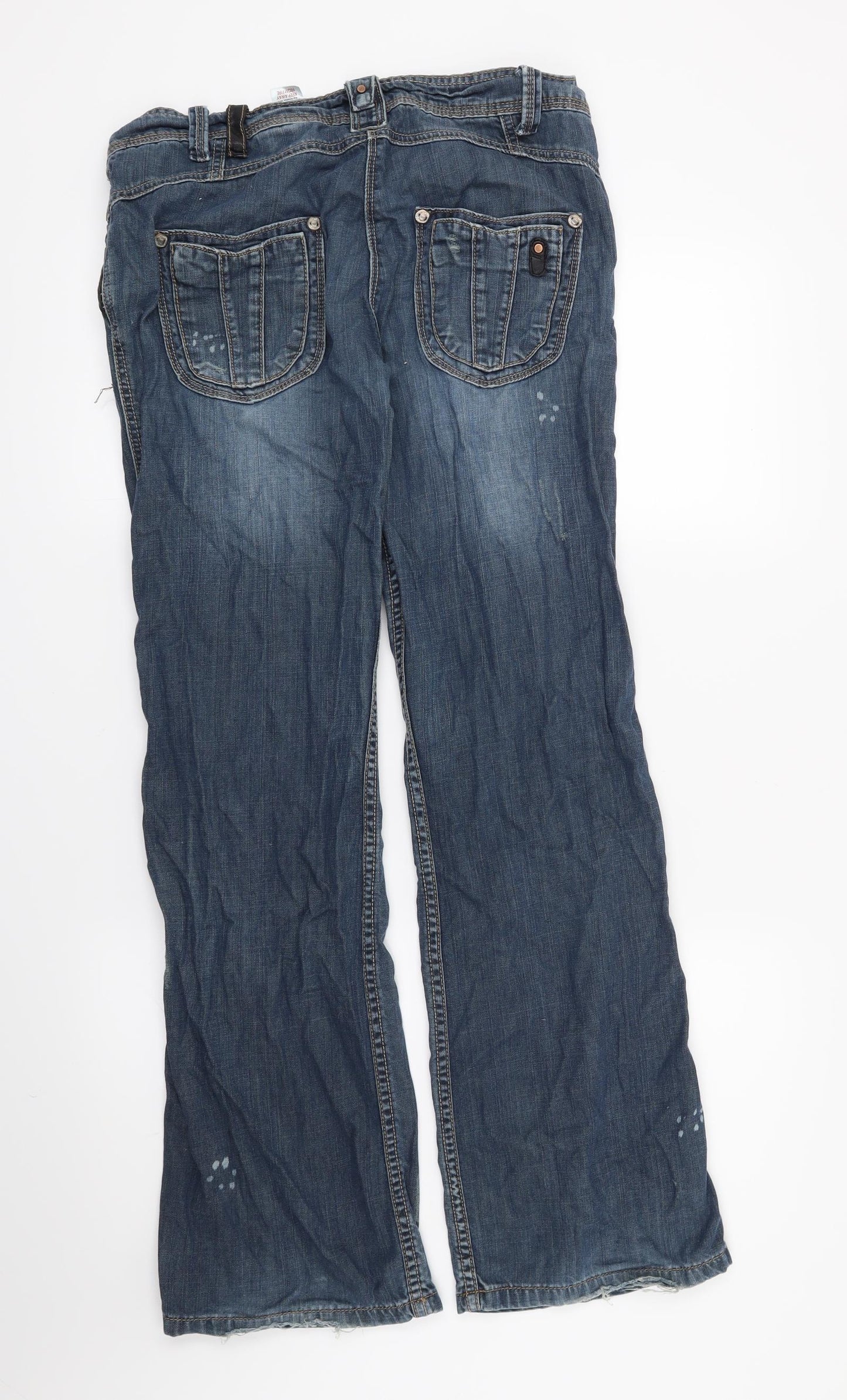 NEXT Womens Blue   Boyfriend Jeans Size 12 L30 in