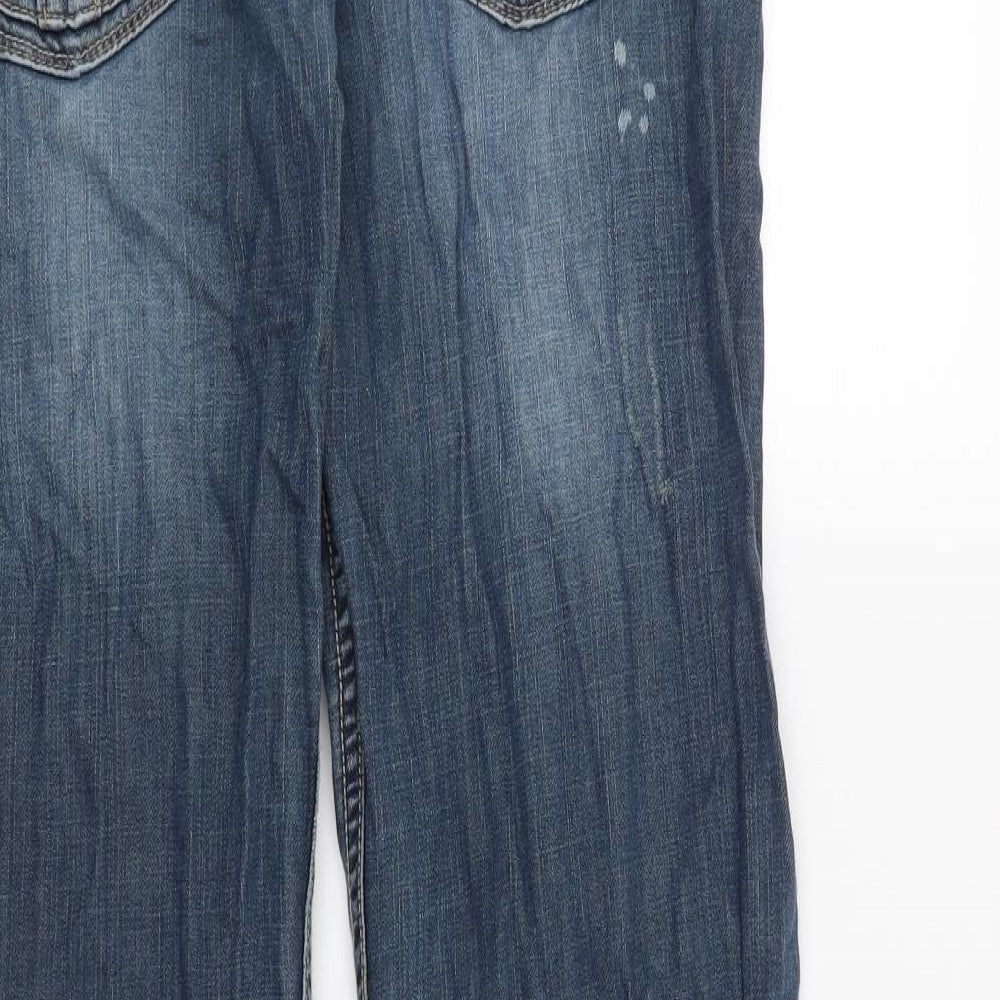 NEXT Womens Blue   Boyfriend Jeans Size 12 L30 in
