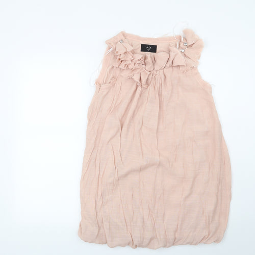 AX Paris Womens Pink   Basic Blouse Size 8
