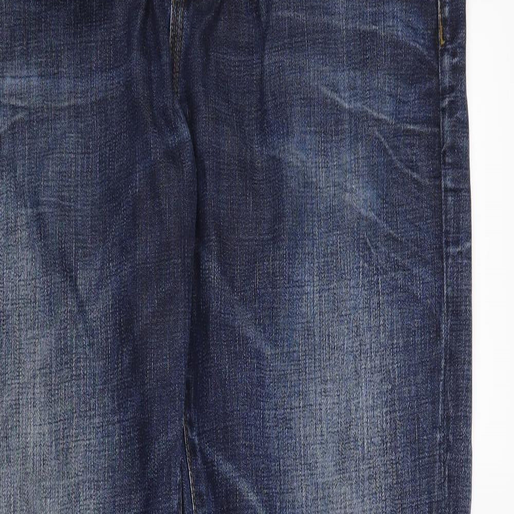 River Island Mens Blue   Straight Jeans Size 36 in L32 in