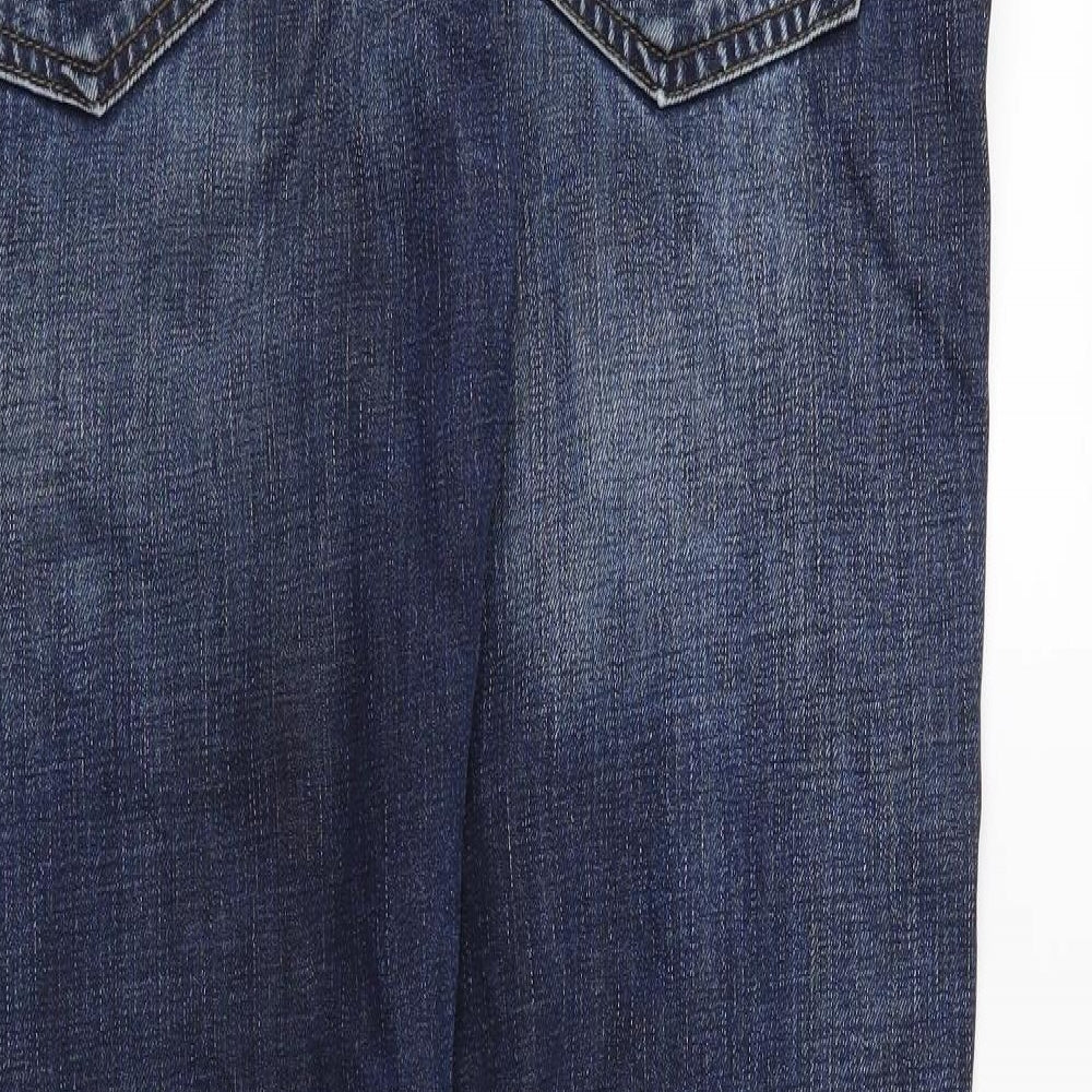 River Island Mens Blue   Straight Jeans Size 36 in L32 in